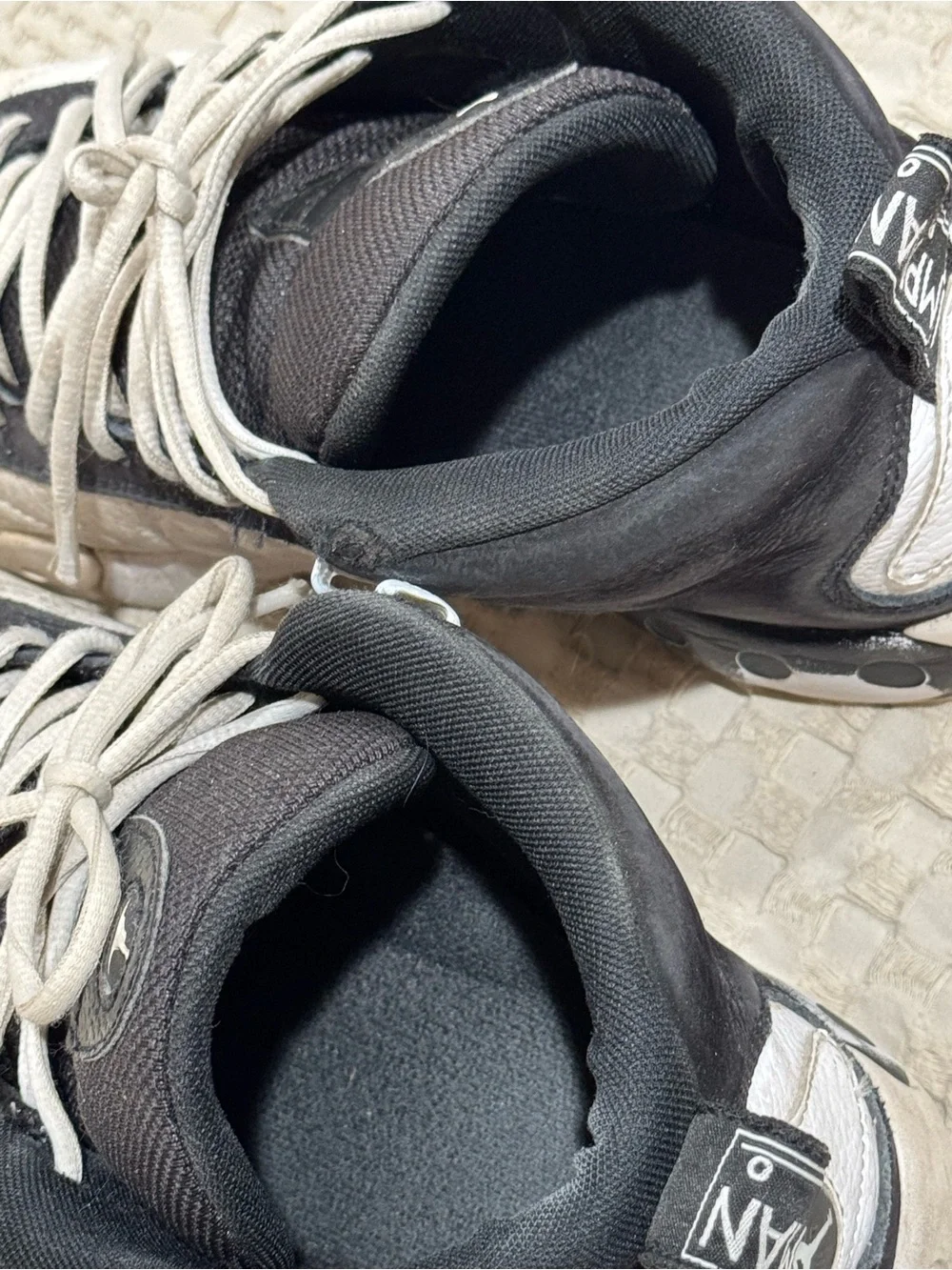 JORDAN Jumpman Pro Black and White Basketball Shoes
